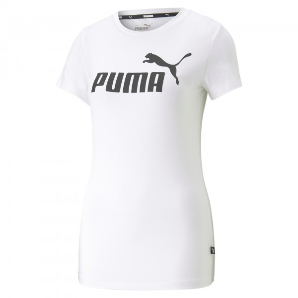 02 | Logo Weiß | T-Shirt Zehenhaus 673697 Damen ESS Puma Slim